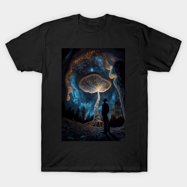 Celestial Mycelium T-Shirt by Legendary T-Shirts